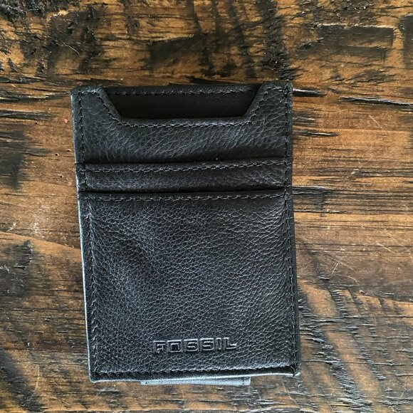 Fossil Money Clip Magnetic Front Pocket Wallet Credit Card Holder - Picture 1 of 8